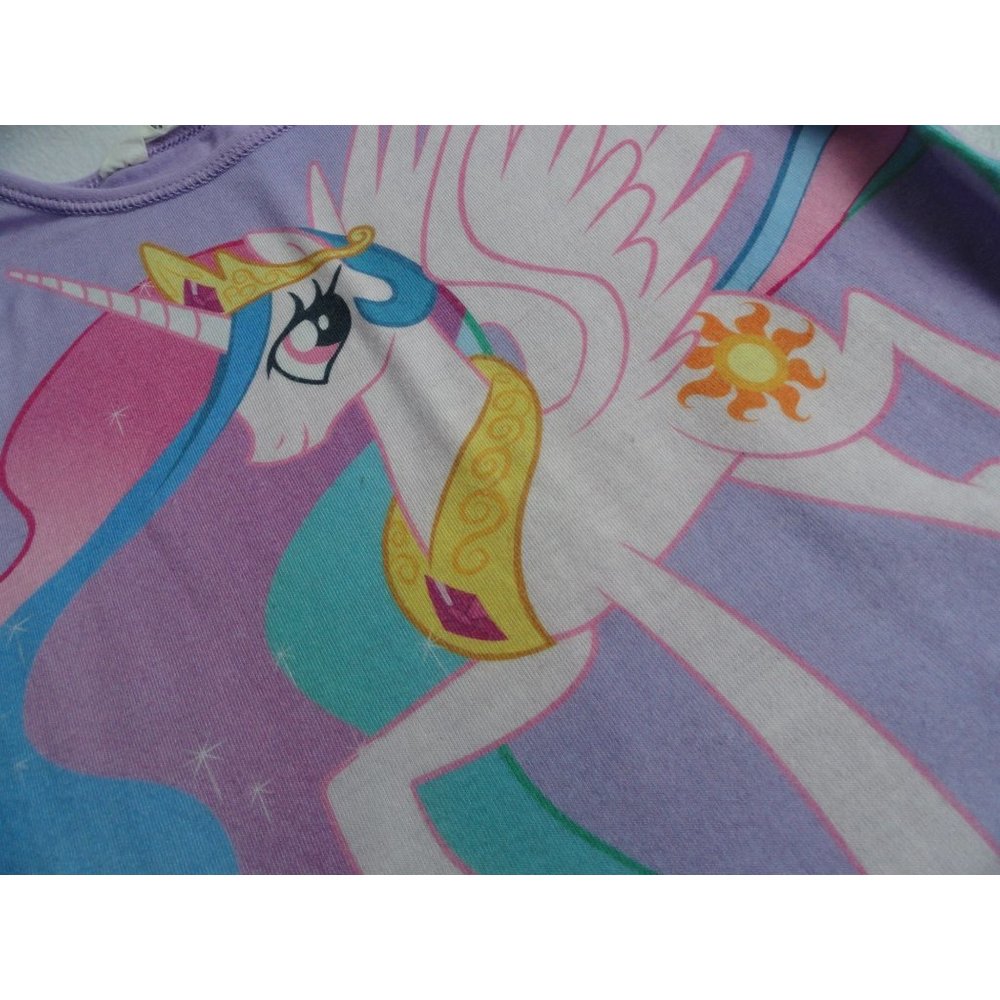 H & M My Little Pony Purple Celestia Tee - Size 18-24 Months - Picture 3 of 5